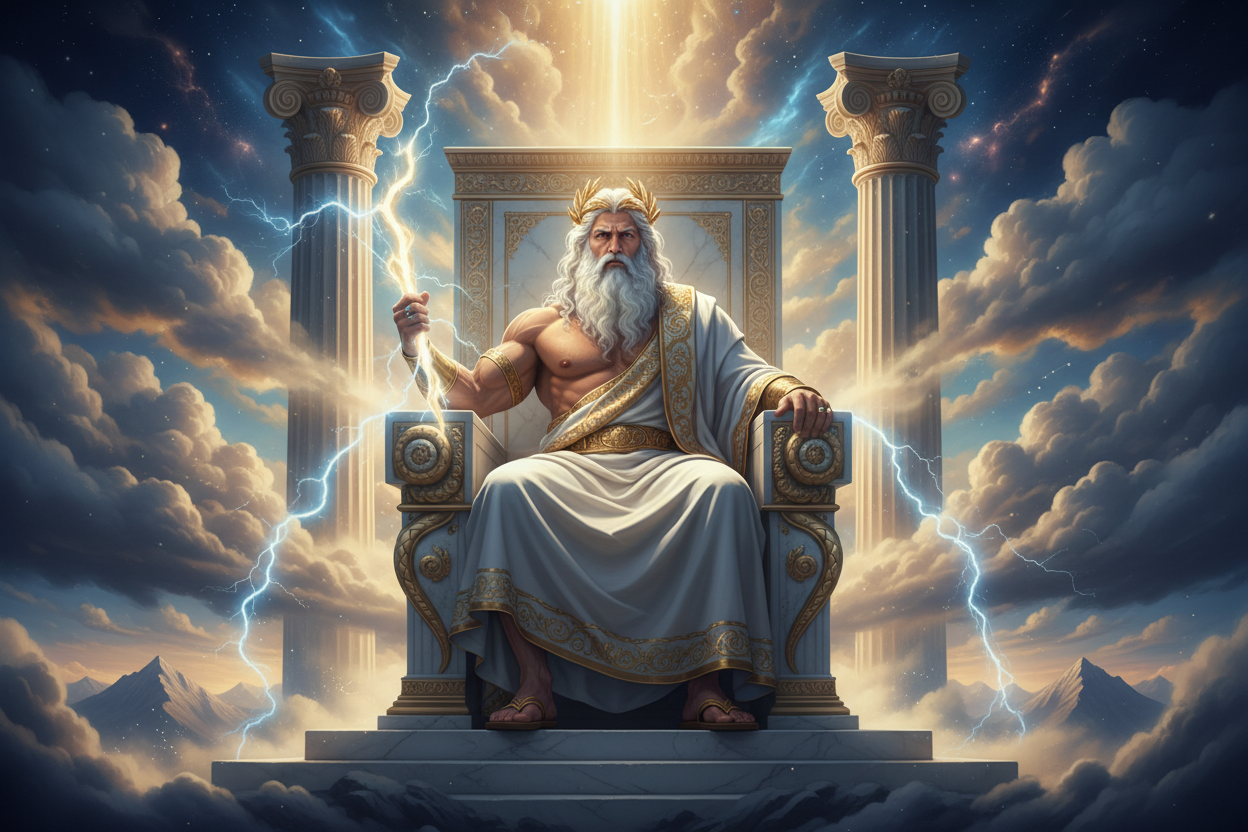 zeus king of gods